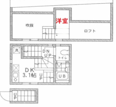 【間取り】 | ヴィラ仲六郷
