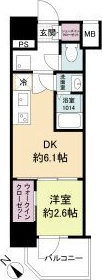 セレニテ西元町アリエの間取り