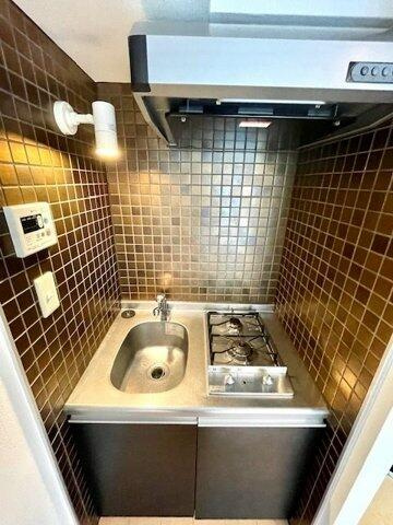 新品家具付きマンション市谷薬王寺町８（ＫａＧｏｏｄ東京）のキッチン