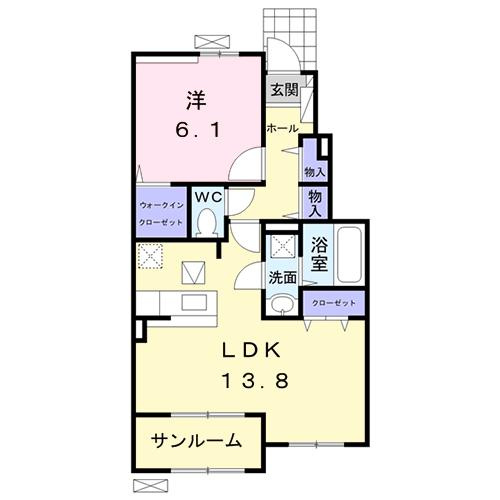 【間取り】 | ウイング日出　Ⅳ