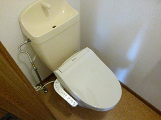 【トイレ】 | ＦＸハイツ　Ｂ | 落ち着いた色調のトイレです