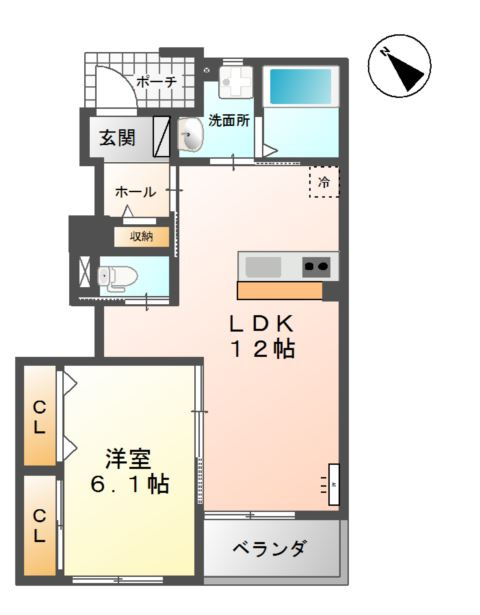 シャルムⅡの間取り