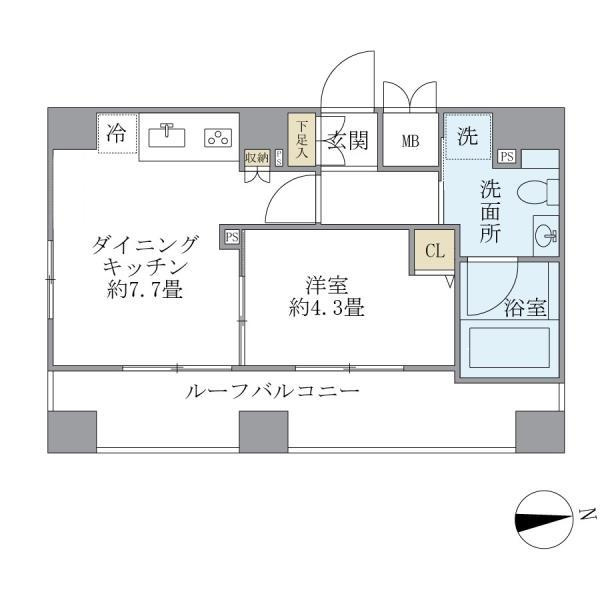 Ｐｒｅｍｉｅｒ秋葉原イーストの間取り