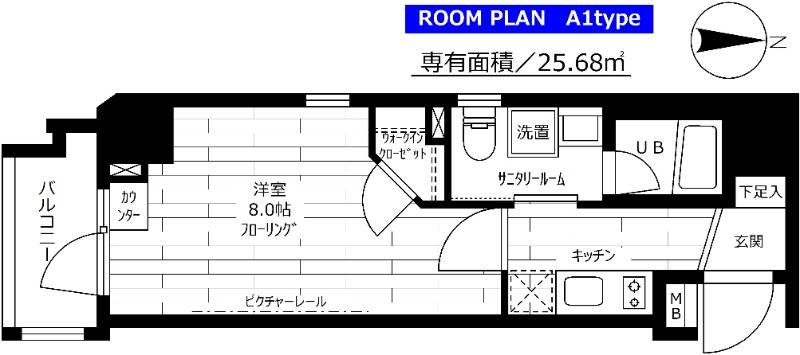 ステージファースト新宿原町の間取り