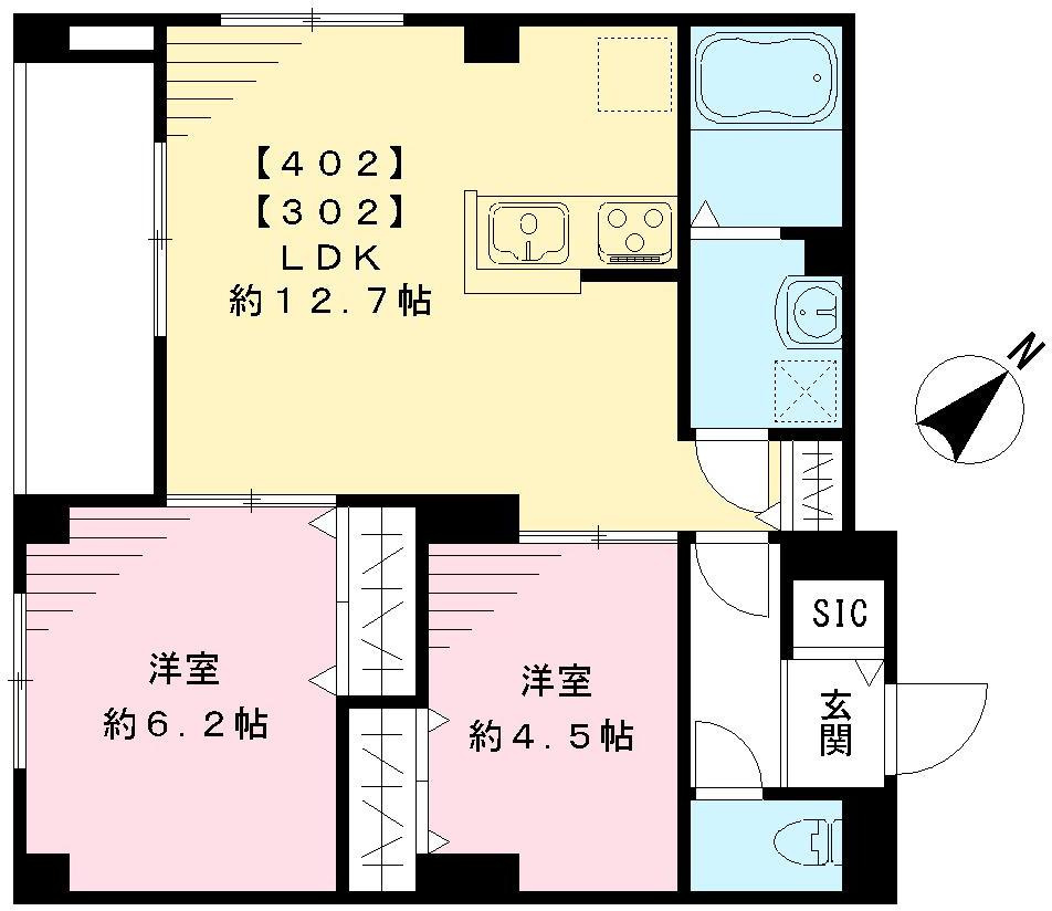 セントラルビューはなぶさの間取り