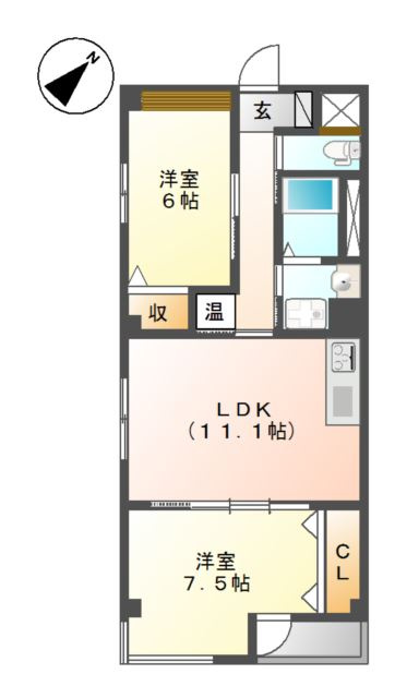 カトレアの間取り