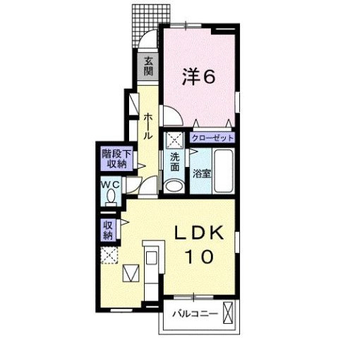 綿屋　Ⅵの間取り