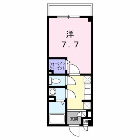 アミューズ千代の間取り