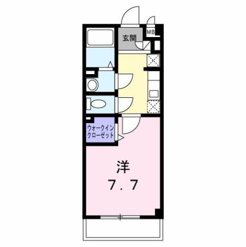 アミューズ千代の間取り