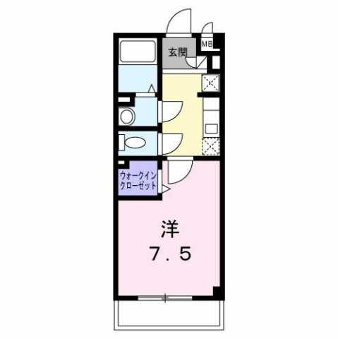 アミューズ千代の間取り