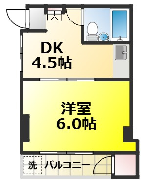 ハイム大熊の間取り