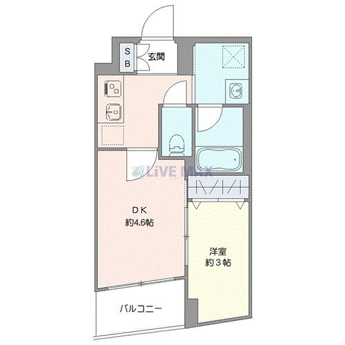 スタイリオ東品川の間取り