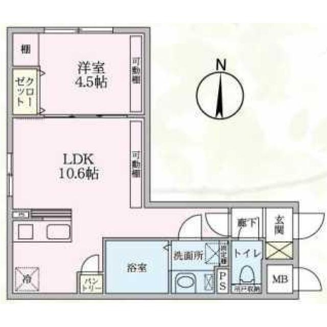 ラヴィエール大島アンドミュウの間取り