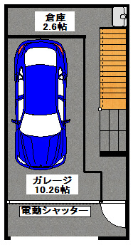 The　SK　Garageの間取り