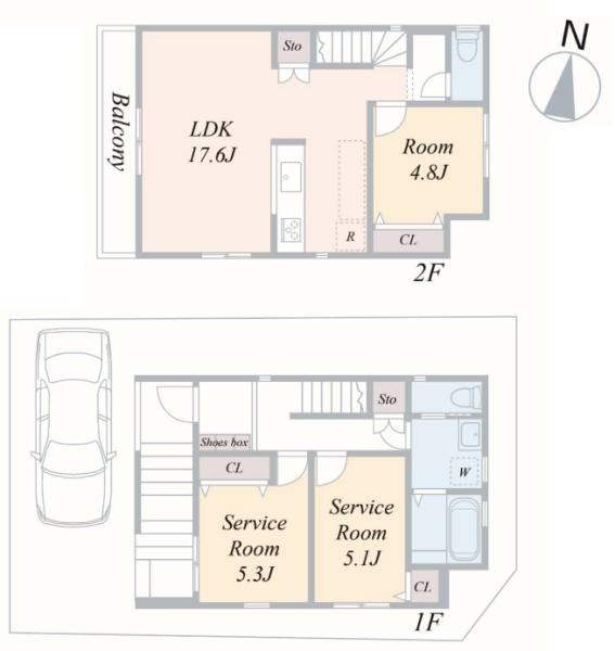 横浜市旭区中尾２丁目の新築一戸建の間取り|使い勝手の良い3LDK
お気軽にお問い合わせください。