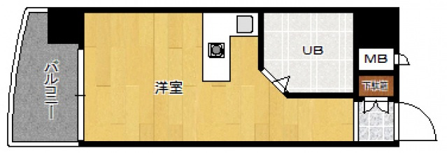【間取り】 | ロマネスク博多駅前