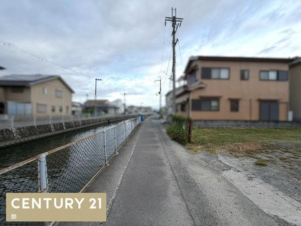 和歌山市杭ノ瀬　土地の前面道路含む現地写真