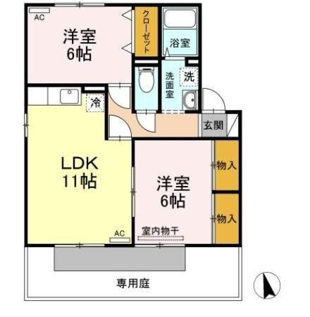 【間取り】 | ミキカメディアマンション　Ａ棟
