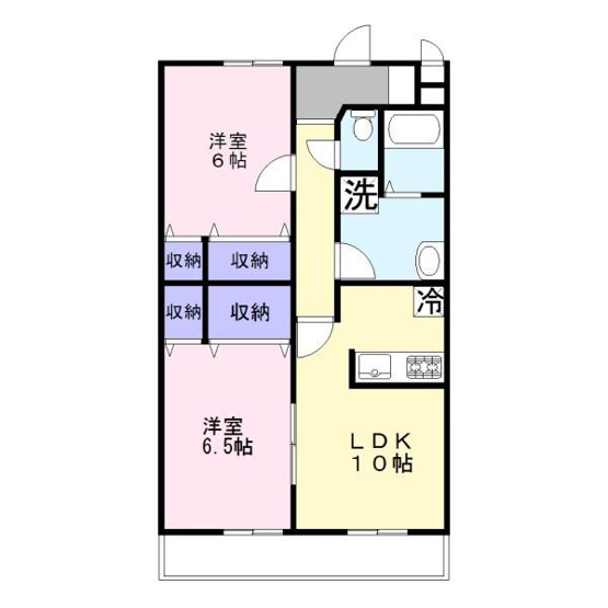 【間取り】 | コスモシティ草加松原