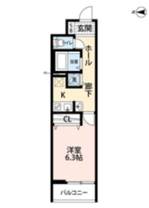 【間取り】 | リーブルファイン獨協大学前　2号棟