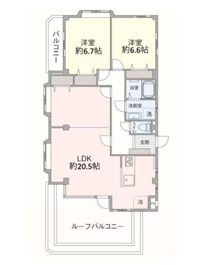 アルコープ金沢Ａ棟の間取り