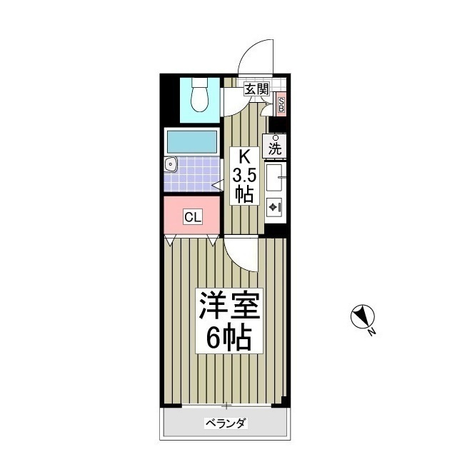 川口プラザＤの間取り