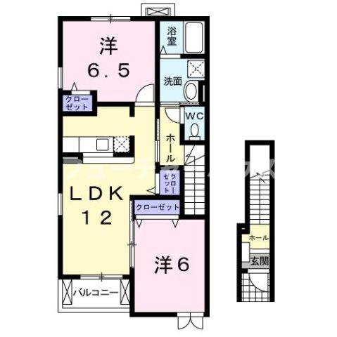 サニープラシードＡの間取り