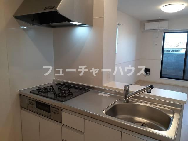 ベルハイムのキッチン|コンパクトなキッチンで掃除もラクラク