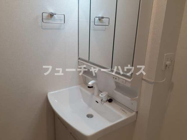ベルハイムの洗面所|広い洗面スペース