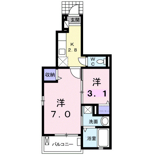 ボヌールの間取り