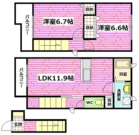 アーバインフォリーの間取り