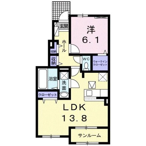 アベニールの間取り