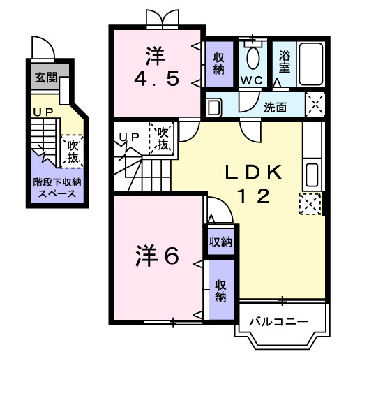 ライゼ・アルカンシエルＢの間取り