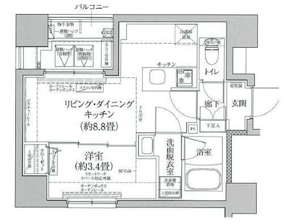 プロスタイルウェルス浅草アイル の間取り