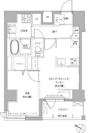 ｃａｓａ　ＫＥＩＴＯ(カーサケイト)の間取り