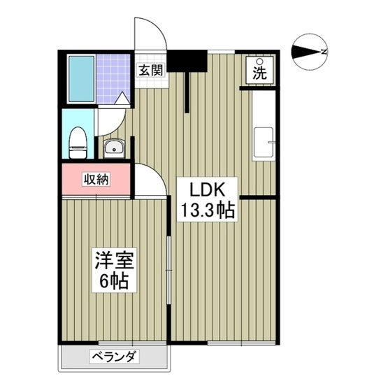 【間取り】 | エリナハイムNo.2