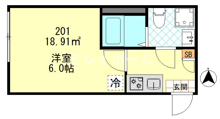 ムーンテラス多摩川の間取り