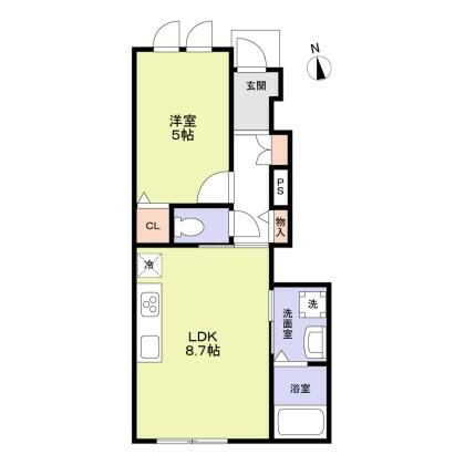 Ｆｏｒｅｓｔ　ｍａｉｓｏｎ　百合(フォレストメゾンユリ)の間取り