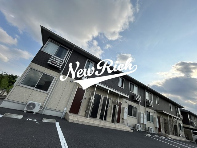 前橋市富士見町時沢のアパートの外観