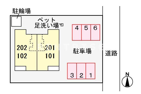カメリアⅡの駐車場|駐車場