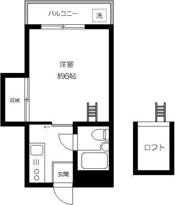 フェリース中野Ｂ棟の間取り