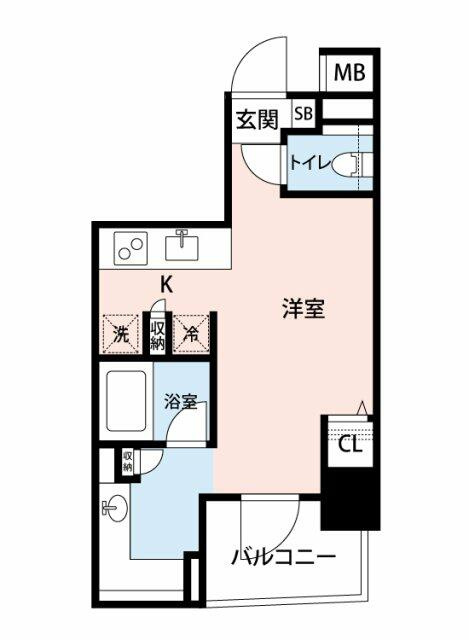 ロイジェントパークス四ツ谷の間取り