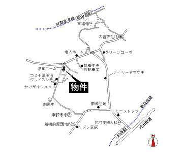 グリーン・ヒルの地図