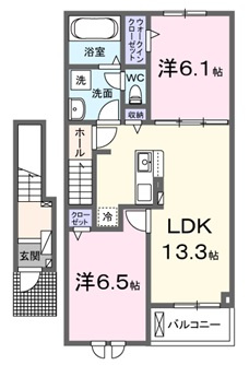 ベルコートＣの間取り