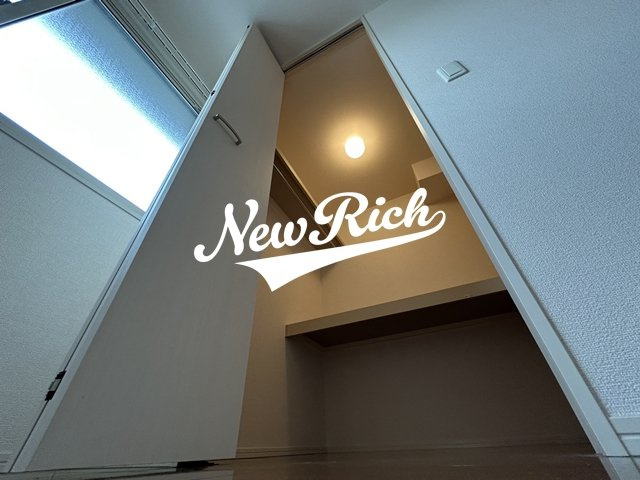 伊勢崎市三室町のアパートの収納
