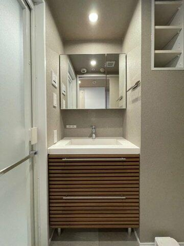 新品家具付きマンション蔵前５（ＫａＧｏｏｄ東京）の洗面所