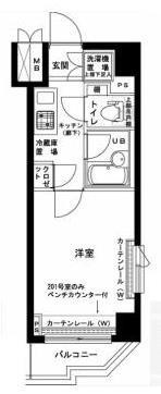 ルーブル大森九番館の間取り