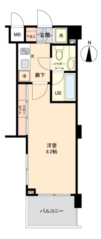 グロース錦糸町ミルーナヒルズの間取り