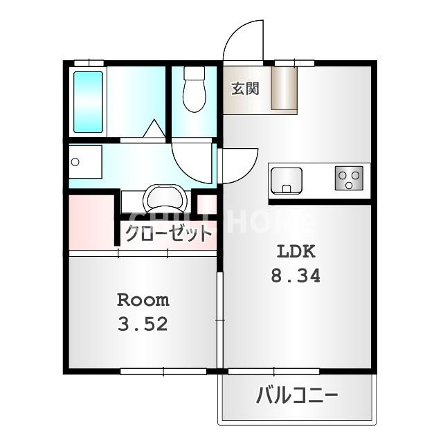 エタルナ倉賀野　Ⅱの間取り|当社、チルホームのHPもご覧ください(^^)/物件情報多数♪