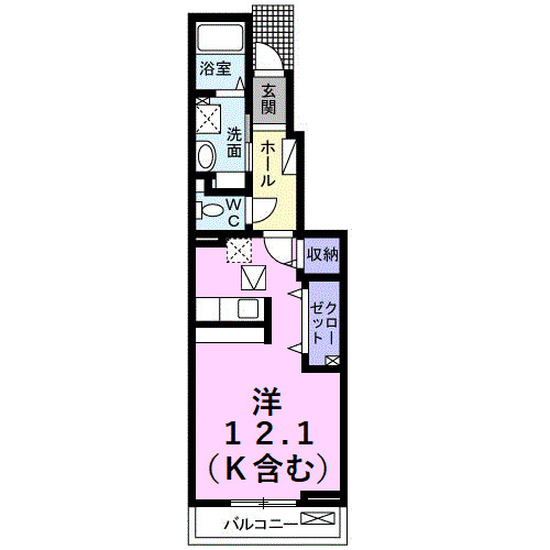 シャトワ宮後の間取り